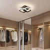 Plafonnier LED 19W, plafonnier d'intérieur moderne, lumière blanche neutre 300LM 4500K, plafonnier carré en acrylique pour couloir