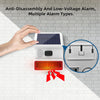 Smarsecur-Sirène Solaire Extérieure Étanche avec Lumière Clignotante LED, Système d'Alarme pour Abri de Garage Domestique, 433MHz