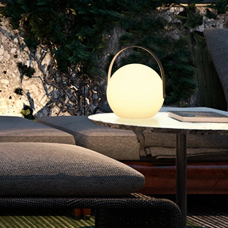 Tuya-Lampe de Table Portable Intelligente, Télécommande, RVB, LED, Extérieur, Étanche, Sans Fil, Camping, USB, Veilleuse, 16 Documents