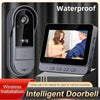 Sonnette d'interphone sans fil avec vision nocturne HD, écran IPS 4,3 pouces, caméra de sonnette visuelle étanche, sécurité domestique intelligente, vidéo par sonnette