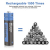 Hixon aa 1.5V Li-ion batterie Rechargeable 3500mWh 1.5V Lithium AA piles rechargeables 1.5v AA batterie pour jouet télécommandé