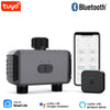 Tuya – minuteries d'arrosage de jardin intelligentes, 2 sorties, contrôleur d'irrigation goutte à goutte, Valve d'eau, retardateur de pluie, contrôleurs programmables