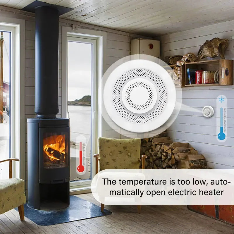 Tuya Zigbee/WiFi capteur de qualité de l'air moniteur boîte à air intelligente PM2.5 compteur de CO2 formaldéhyde cov capteur de température et d'humidité et passerelle