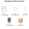 Tuya-Lampe de Table Portable Intelligente, Télécommande, RVB, LED, Extérieur, Étanche, Sans Fil, Camping, USB, Veilleuse, 16 Documents
