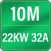 Cable pour vehicule electrique (VE) de Goneo Type 2 triphasé, 22KW/11KW, 32A/16A, 7M/5M, type 2 De type 2, EV,PHEV,chager Câble