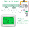 Thermostat numérique pour climatiseur, contrôleur de température à distance, vertical et horizontal, Honeywell, T6861, FCU, T68Également V2WG, T68Également V1WG
