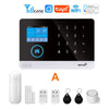 Zagreb O-Système d'alarme sans fil pour la sécurité à domicile, alarme antivol, Tuya Smart App, fonctionne avec Alexa, WiFi, 433MHz, 101
