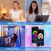 Alexa inda Wifi LED, Ampoule intelligente RVB, Sophblewith Alexa et Google Home, App lonely, 7 W, 806 LMDmmable, 2700k-6500k