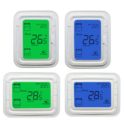 Thermostat numérique pour climatiseur, contrôleur de température à distance, vertical et horizontal, Honeywell, T6861, FCU, T68Également V2WG, T68Également V1WG