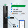 TTlock App se connecte sans passerelle serrure intelligente Wifi télécommande entrée sans clé serrure de porte à empreinte digitale numérique avec clavier