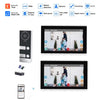 TUYA-Visiophone Multifamilial avec Écran de 3/4 Pouces, Kit d'Interphone Vidéo, Wifi, Moniteur, Cloche de Porte, Déverrouillage de Carte, Appartement, 2/7/10