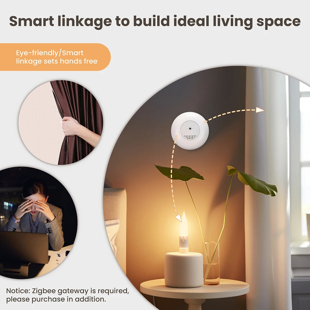Tuya Zigbee capteur de lumière capteur de Luminance APP contrôle éclairage détecteur de luminosité automatisation d'éclairage domestique