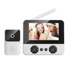Interphone vidéo sans fil, écran 4.3 pouces, sonnette visuelle, Vision nocturne IR, caméra de Surveillance visuelle, caméra de sécurité pour maison intelligente