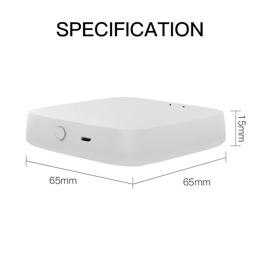 Tuya ZigBee 3.0 passerelle intelligente Hub pont de maison intelligente application Smart Life télécommande sans fil fonctionne avec Alexa Google Home