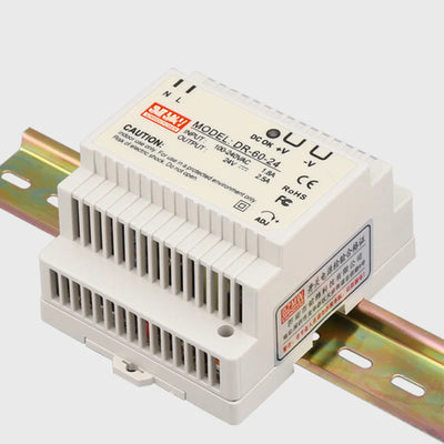 Alimentation à découpage sur rail DIN sortie DR-60W 5V 12V 15V24V 24V DC 220V à 12V transformateur 5v module boîte d'alimentation