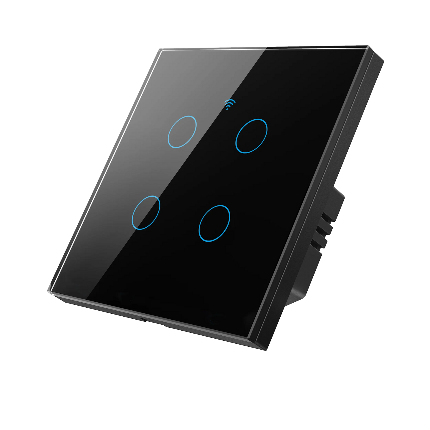 Tuya – interrupteur intelligent WiFi, fil neutre, lumière ue, aucun fil neutre requis, interrupteur tactile mural, 1/2/3/4 gangs, fonctionne avec Alexa Google Home