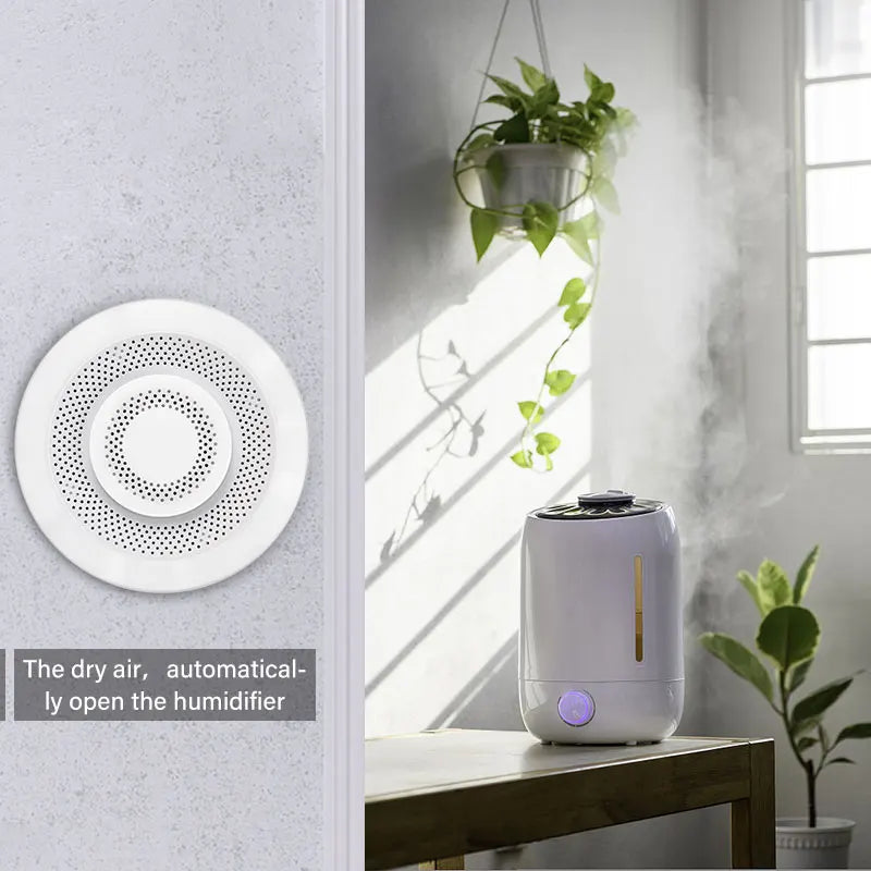 Tuya Zigbee/WiFi capteur de qualité de l'air moniteur boîte à air intelligente PM2.5 compteur de CO2 formaldéhyde cov capteur de température et d'humidité et passerelle