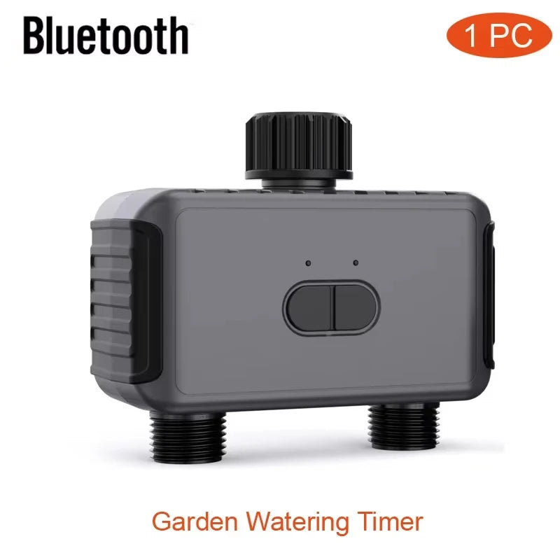 Tuya – minuteries d'arrosage de jardin intelligentes, 2 sorties, contrôleur d'irrigation goutte à goutte, Valve d'eau, retardateur de pluie, contrôleurs programmables