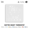 MOES-Tuya Matter WiFi Smart ThermoandreTemperature Contrmatérielle, Water Bomicrophone, Electric Heating, Alexa, Google, Apple SmartThings