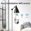 Caméra de sécurité extérieure avec ampoule, 2.4G, 5GHz, WiFi, 1080P, caméra de sécurité avec prise de lumière, vue intérieure à 360 °, vision nocturne pour document