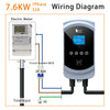 EVSE Wallbox 11KW 22KW Prise IEC62196-2 Triphasée Andrea Control pour Voiture Électrique Fey123 EV Chargeur 32A 7.6KW Vope2 Cable Car
