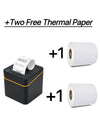 Imprimante thermique de billets de billets de 58mm de haute qualité, imprimante thermique de reçus USB/dent bleue, Mini imprimante de bureau avec coupe, 58E, offre spéciale