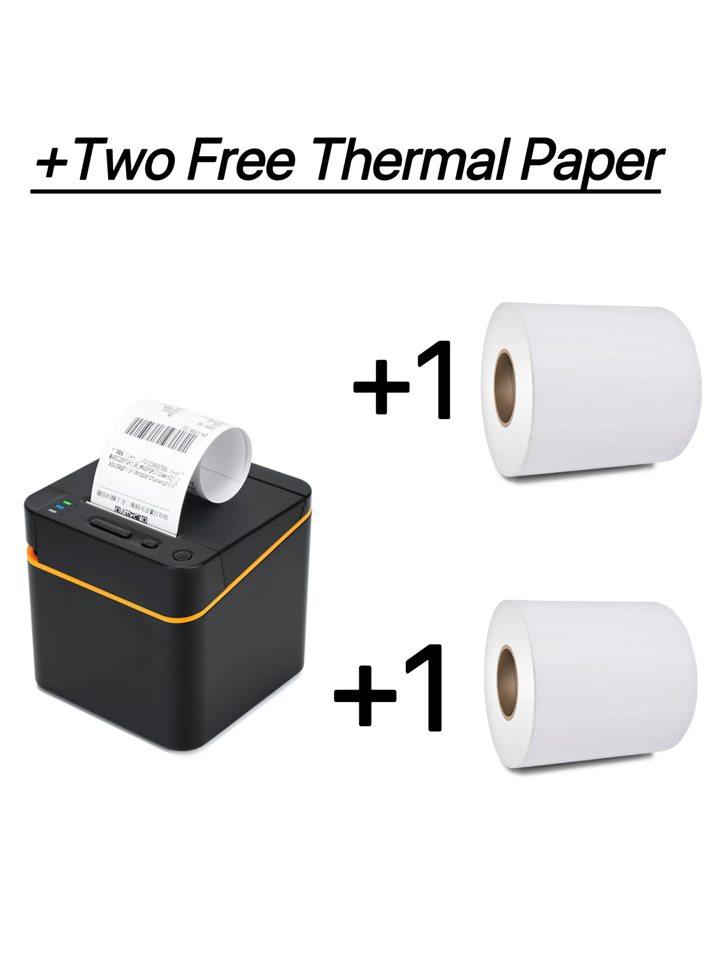 Imprimante thermique de billets de billets de 58mm de haute qualité, imprimante thermique de reçus USB/dent bleue, Mini imprimante de bureau avec coupe, 58E, offre spéciale