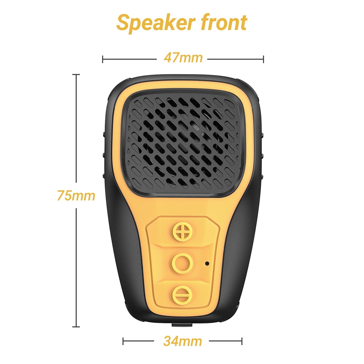 Sounderlink- Mini haut-parleur Bluetooth portable à clipser, appel mains libres, micro anti-bruit intégré, étanche IP67, accessoires de gymnastique