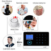 Zagreb O-Système d'alarme sans fil pour la sécurité à domicile, alarme antivol, Tuya Smart App, fonctionne avec Alexa, WiFi, 433MHz, 101