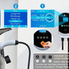 Feyree EV chargeur Type2 câble 32A 7.6kW charge dynamique blancage EVSE Wallbox APP fonction 11kW 22kW Station de charge voiture électrique