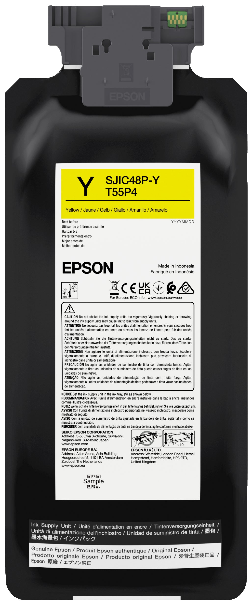 Epson SJIC48P-Y cartouche d'encre 1 pièce(s) Original Jaune