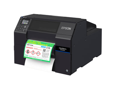 Epson ColorWorks D6500Pe imprimante pour étiquettes Transfert thermique Couleur 1200 x 1200 DPI 85 mm/sec Avec fil Ethernet/LAN