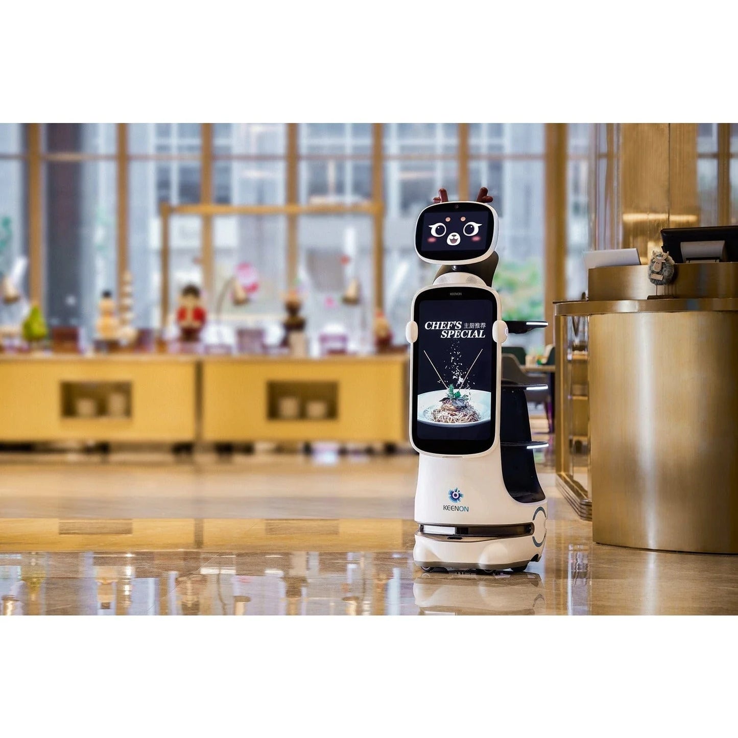 KEENON DINERBOT T10 – Robot de service autonome pour livraison et marketing