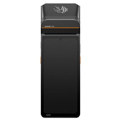 SUNMI V3H, Android GMS EDLA, 2D, GPS, USB-C, BT (BLE, 5.0), Wi-Fi, eSIM, 4G, NFC, Android