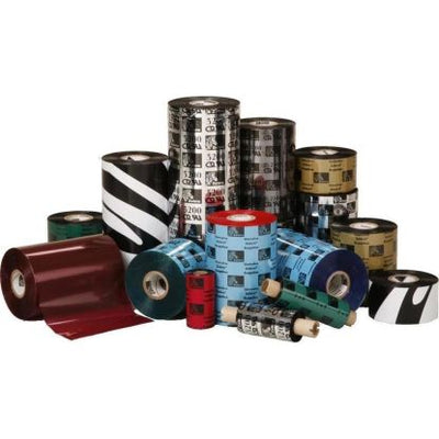 Honeywell, ruban transfert thermique, TMX 2060 / HP66 cire/résine, 110 mm, 10 rouleau/boîte, noir