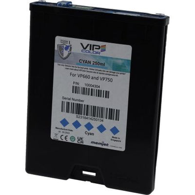 Cartouche d'encre Cyan pour VIPColor VP660 / VP750 (5 pack)